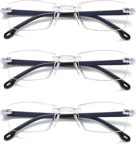 Adaptive Rimless Reading Glasses – Lightweight Everyday Vision Support BUY 1 GET 2 FREE